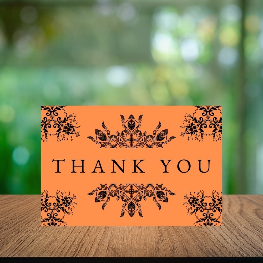Set of 10 Halloween Thank You Cards